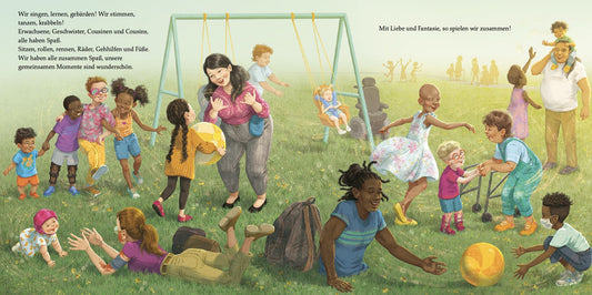 Alle spielen mit! Ein Buch über ein inklusives Miteinander