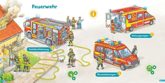 BOOKii® Hören und Staunen Mini Feuerwehr
