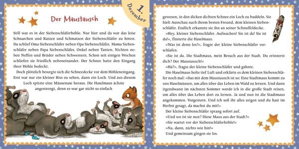 Der kleine Siebenschläfer: Adventsgeschichten aus dem Lichterwald