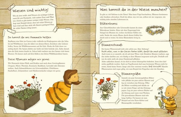 Die kleine Hummel Bommel entdeckt die Wiese