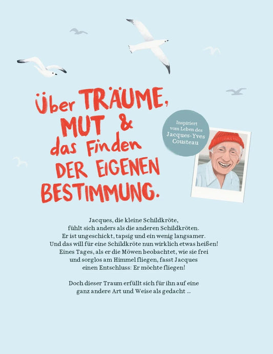 Die kleine Schildkröte, die vom Fliegen träumte