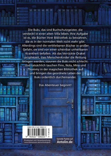 Die magische Bibliothek der Buks 1: Das Verrückte Orakel