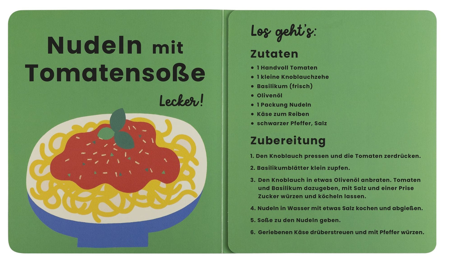 Jamies erstes Kochbuch für Minis. Koch mit mir! Nudeln