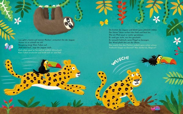 Klein Tukan lernt heut' fliegen