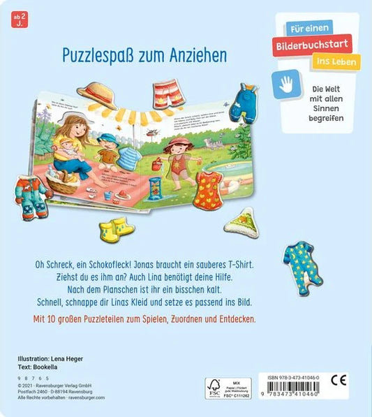 Mein großes Puzzle-Spielbuch - Das ziehen wir an