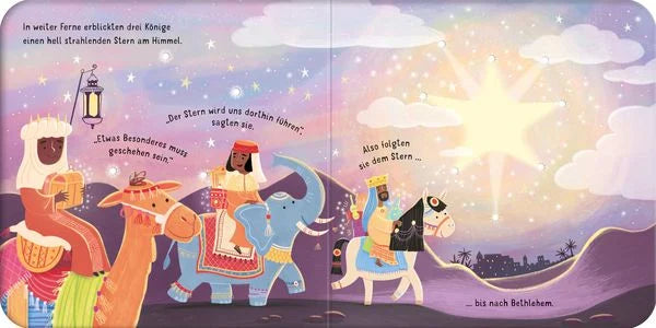 Mein leuchtendes Bilderbuch: Die Weihnachtsgeschichte