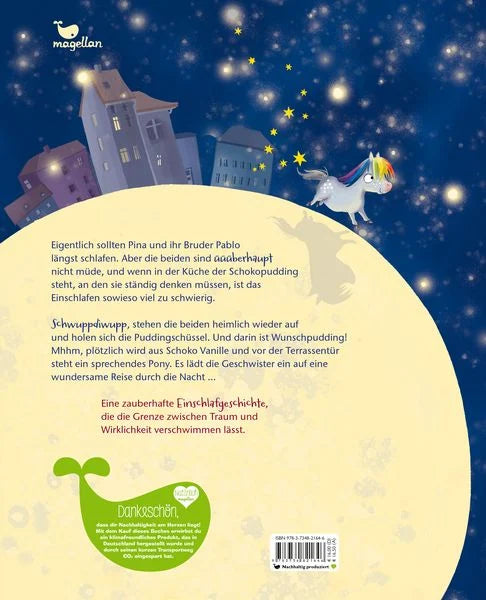 Pony, Mond und Sterne