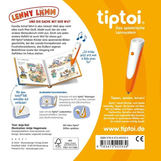 tiptoi® Bildergeschichten über den Umgang mit Gefühlen - Lenny Lamm und die Sache mit der Wut