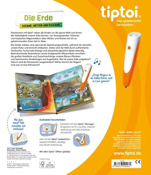 tiptoi® - Die Erde: Ozeane, Wetter und Vulkane