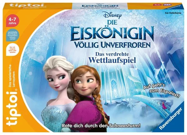 Disney Die Eiskönigin - Völlig Unverfroren: Das verdrehte Wettlaufspiel - Ein magisches Quiz-Spiel ab 4 Jahren