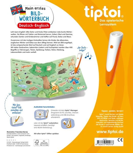 tiptoi® - Mein erstes Bild-Wörterbuch Deutsch-Englisch