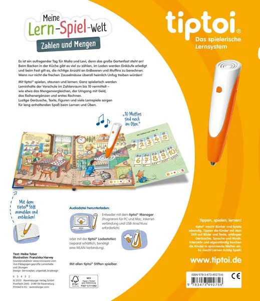 tiptoi® Meine Lern-Spiel-Welt - Zahlen und Mengen