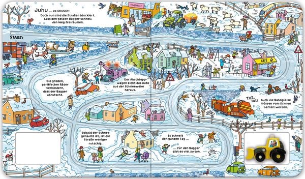 Wohin fährt der Bagger?