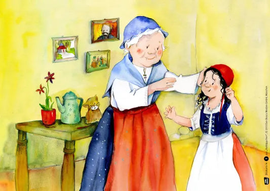 Rotkäppchen / Kamishibai Bildkarten