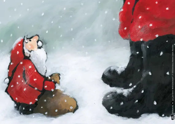 Der kleine Weihnachtsmann. Kamishibai Bildkartenset.
