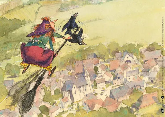 Die kleine Hexe: Ausflug mit Abraxas. Kamishibai Bildkartenset