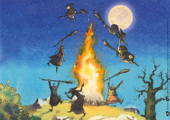 Die kleine Hexe: Ausflug mit Abraxas. Kamishibai Bildkartenset