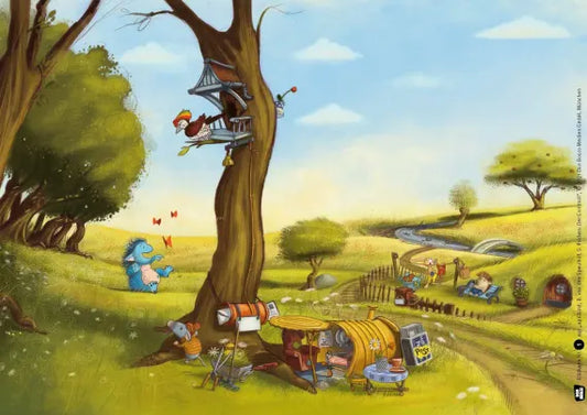 Der Grolltroll. Kamishibai Bildkartenset