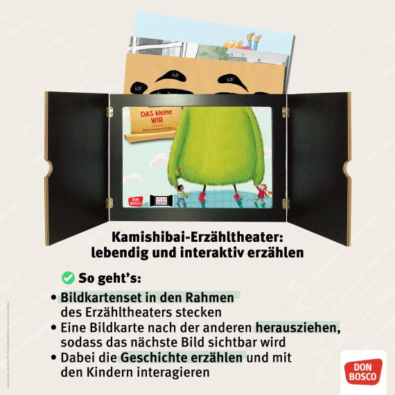 Egon Eichhorn und der wilde Müll im Wald. Kamishibai Bildkartenset