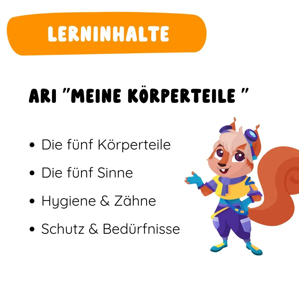 Figur Ari "Meine Körperteile" - EDURINO