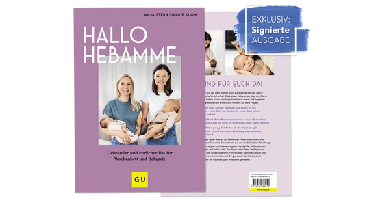 Hal­lo Heb­am­me: Lie­be­vol­ler und ehr­li­cher Rat für Wo­chen­bett und Ba­by­zeit - Si­gnier­te Aus­ga­be