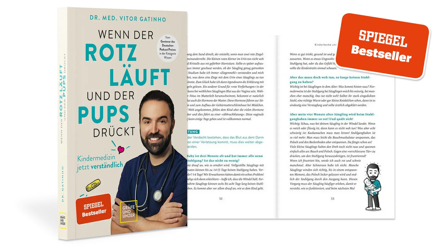 Wenn der Rotz läuft und der Pups drückt