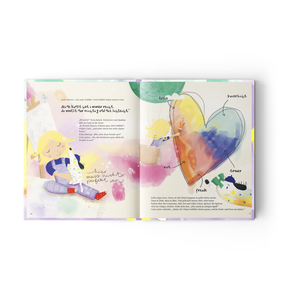 Frida malt Freude – Ein kreatives Kinderbuch mit Malideen für starke Kindergefühle