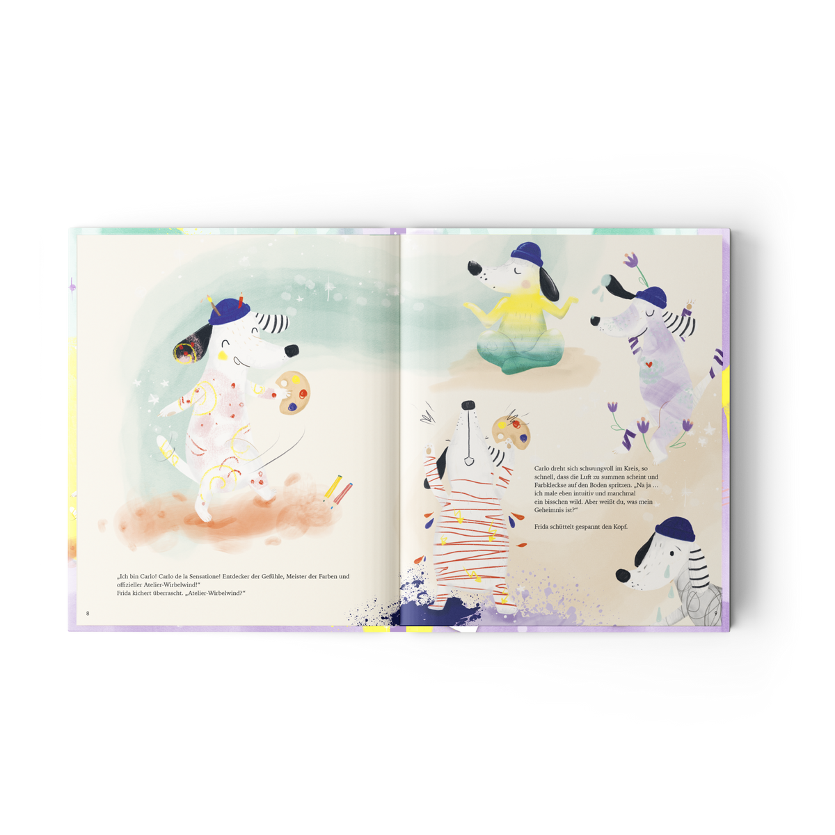 Frida malt Freude – Ein kreatives Kinderbuch mit Malideen für starke Kindergefühle