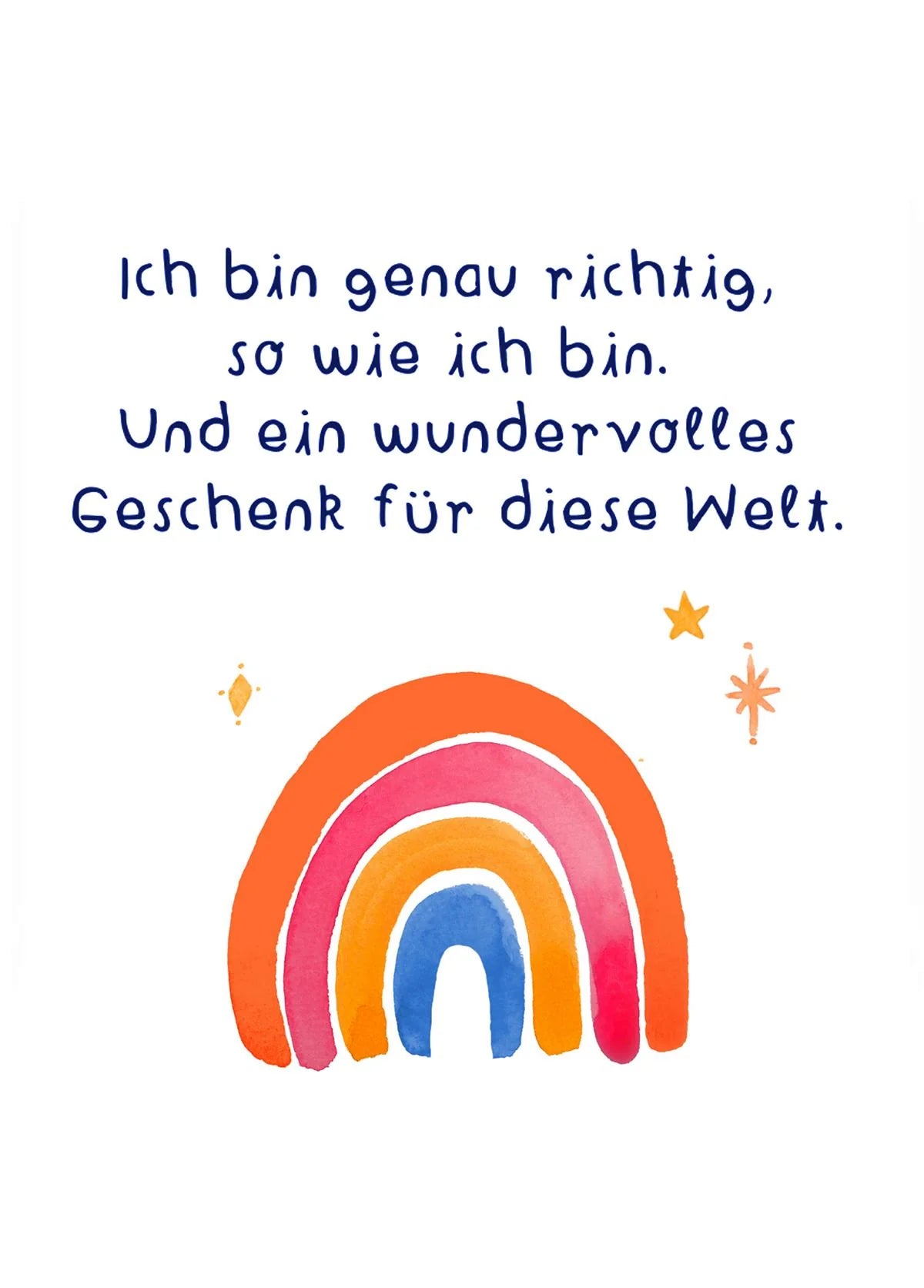 Affirmationskarten für Kinder