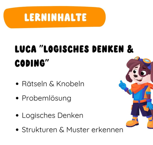 Figur Luca "Logisches Denken & Coding" - EDURINO