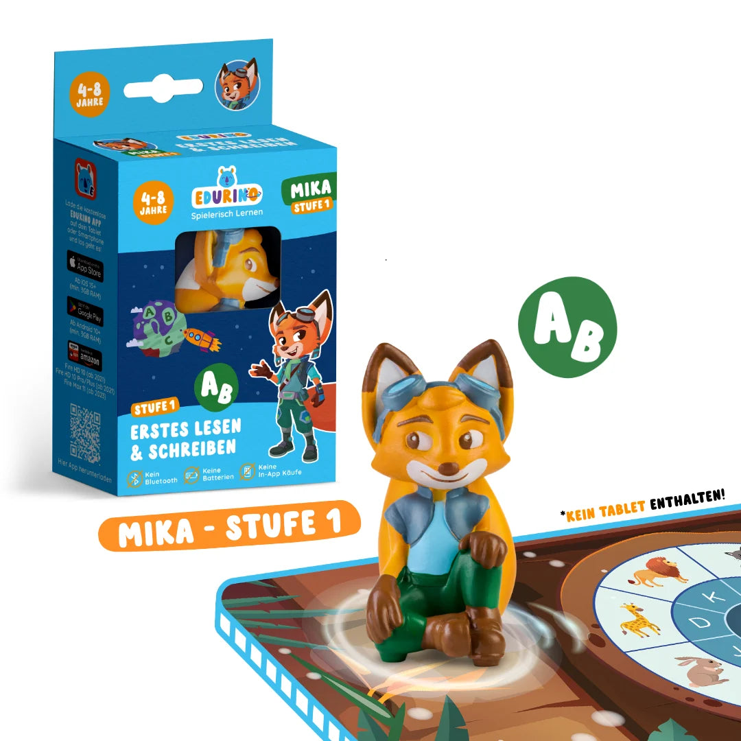 Figur Mika "Erstes Lesen & Schreiben" - Stufe 1 -  EDURINO