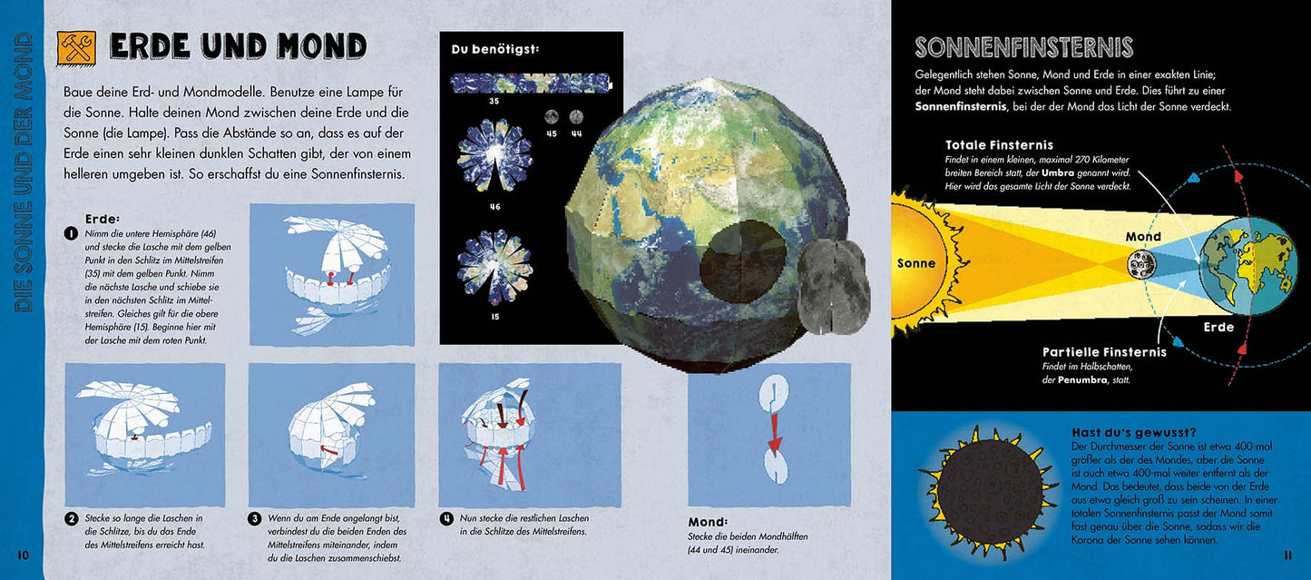 Das XXL-Entdecker-Set – Weltraum: Mit 10 Modellen zum Selberbauen, Sachbuch, Experimenten und cooler Rakete