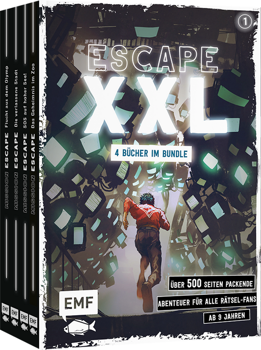 Escape XXL – über 500 Seiten packende Abenteuer für alle Rätsel-Fans ab 9 Jahren (Band 1)