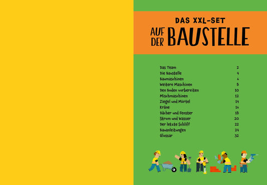 Das XXL-Set – Bauen, Wissen, Spielen: Auf der Baustelle