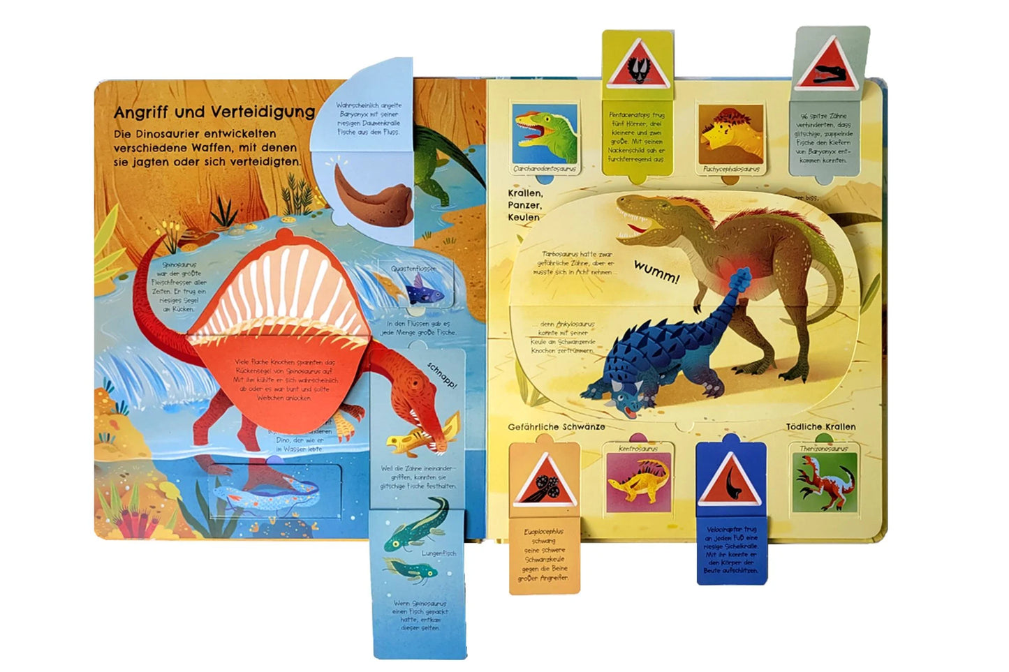 Aufgeklappt und viel entdeckt! Bei den Dinosauriern