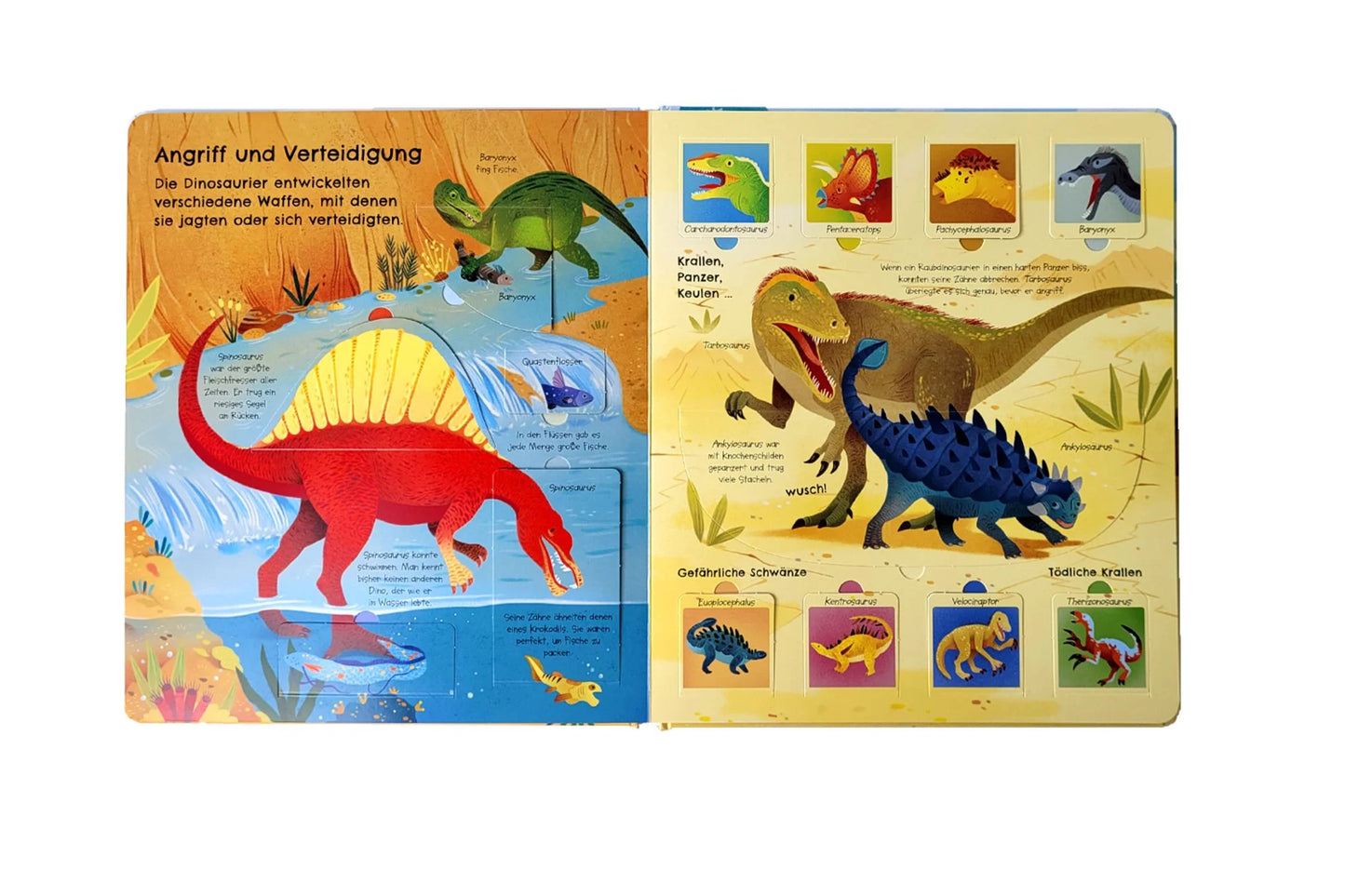 Aufgeklappt und viel entdeckt! Bei den Dinosauriern