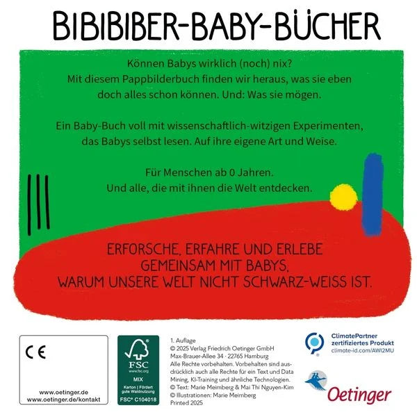 BiBiBiber hat da mal 'ne Frage. Warum können Babys nix? Farbe & Kontrast