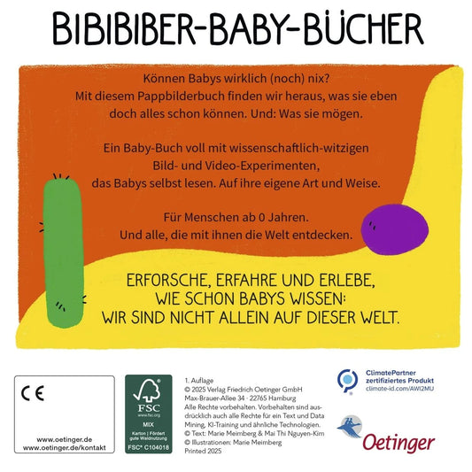 BiBiBiber hat da mal 'ne Frage. Warum können Babys nix? Leben & Tiere