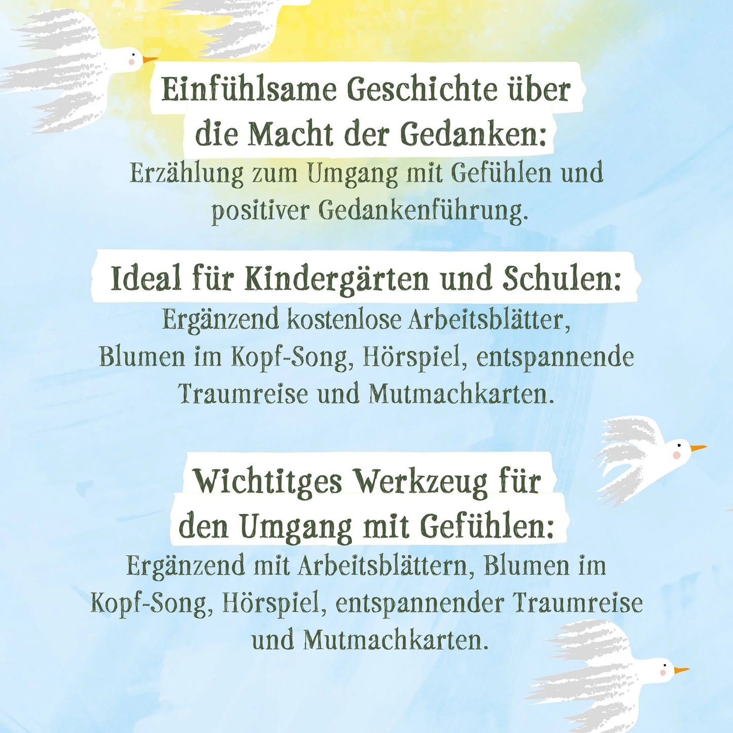Blumen im Kopf. Opa Günther pflanzt gute Gedanken