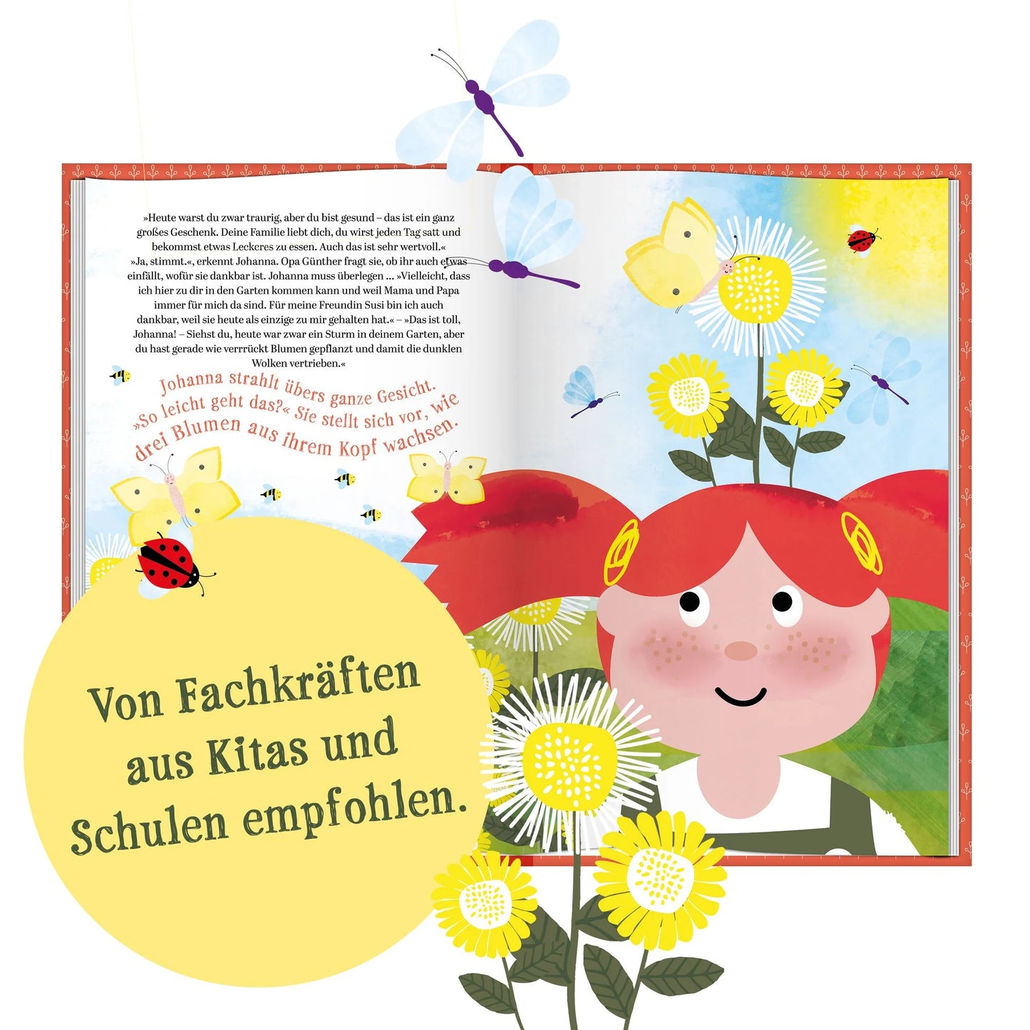 Blumen im Kopf. Opa Günther pflanzt gute Gedanken