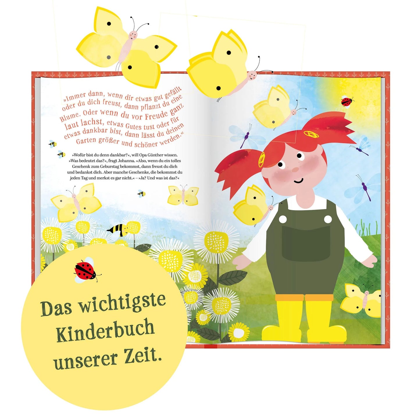 Blumen im Kopf. Opa Günther pflanzt gute Gedanken