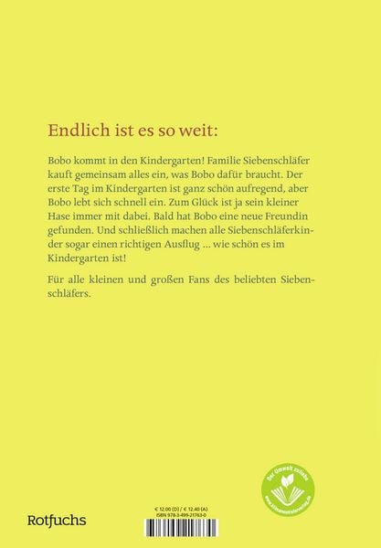 Bobo Siebenschläfer: Viel Spaß im Kindergarten!