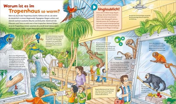 BOOKii® WAS IST WAS Junior Wir gehen in den Zoo!