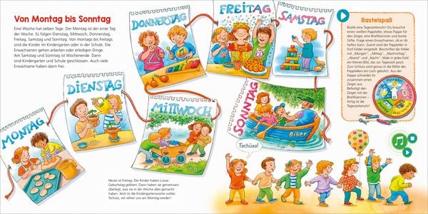 BOOKii® WAS IST WAS Kindergarten Entdecke die Zeit!