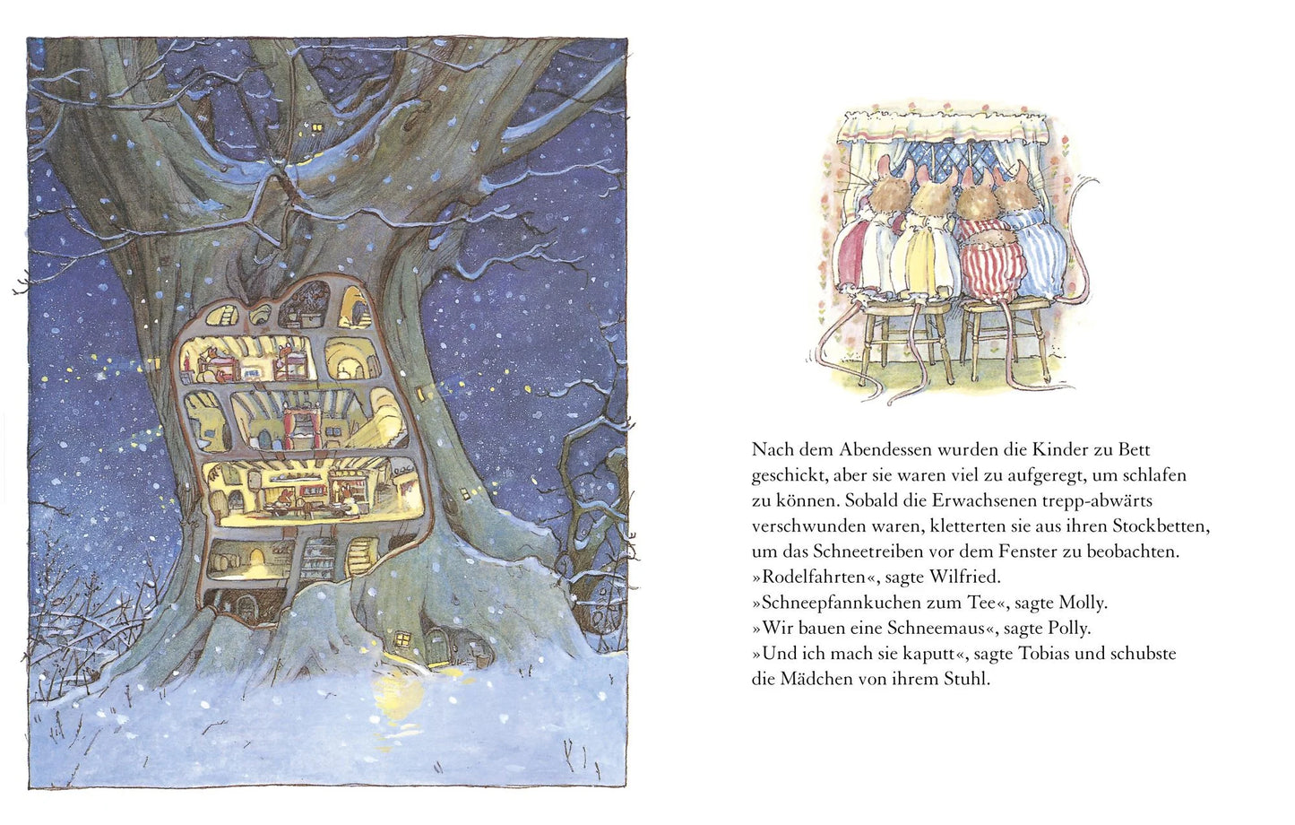 Brombeerhag im Winter