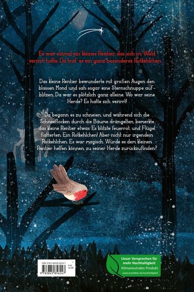 Das kleine Rentier und das Rotkehlchen