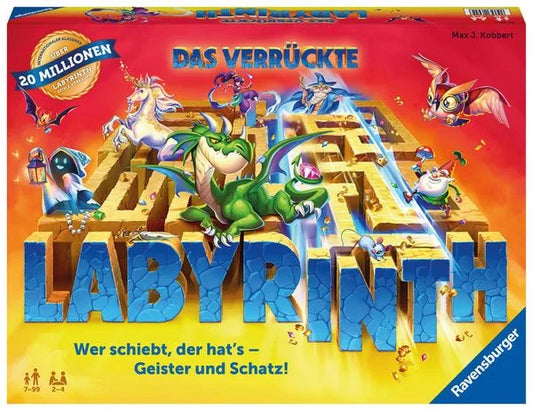 Das verrückte Labyrinth - Spieleklassiker für 2 - 4 Personen ab 7 Jahren