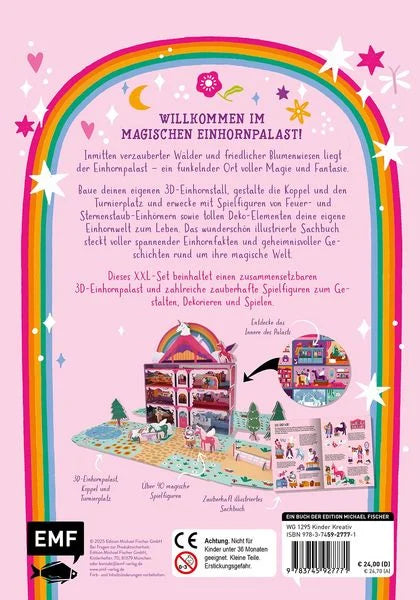 Das XXL-Set - Bauen, Wissen, Spielen: Mein magischer Einhornpalast