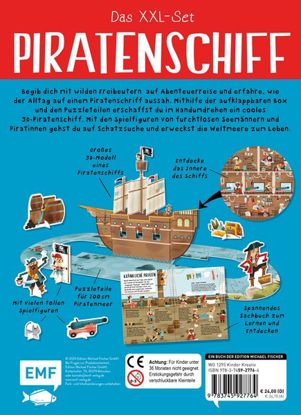 Das XXL-Set - Bauen, Wissen, Spielen: Piratenschiff