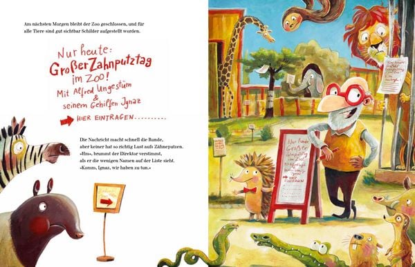 Der große Zahnputztag im Zoo